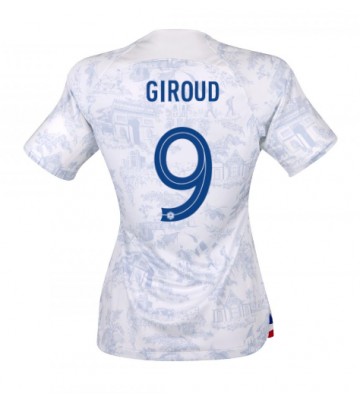 Frankrike Olivier Giroud #9 Bortedrakt Kvinner VM 2022 Kortermet